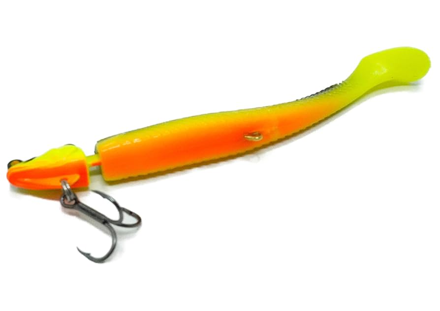 Amazon.co.jp: 【nOmA】6色 ジグヘッド ワームセット 15g / 10cm